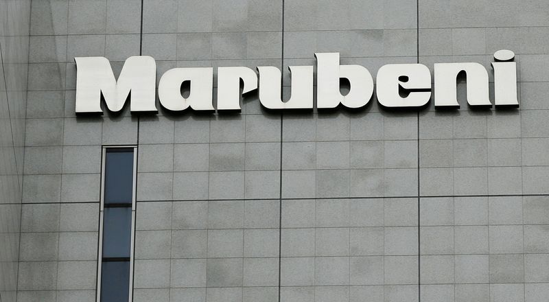 &copy; Reuters. FILE PHOTO: The logo of Marubeni Corp is seen at the company headquarters in Tokyo, Japan, May 10, 2016.   REUTERS/Toru Hanai