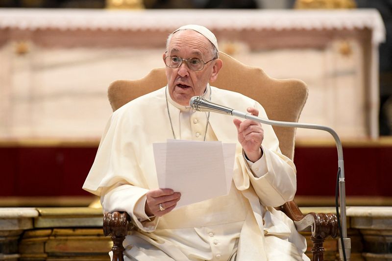 &copy; Reuters. 16/03/2022
Mídia do Vaticano/Divulgação via REUTERS