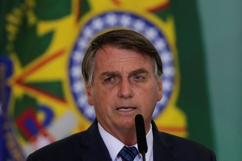 &copy; Reuters. Presidente Jair Bolsonaro no Palácio do Planalto
23/02/2021
REUTERS/Ueslei Marcelino