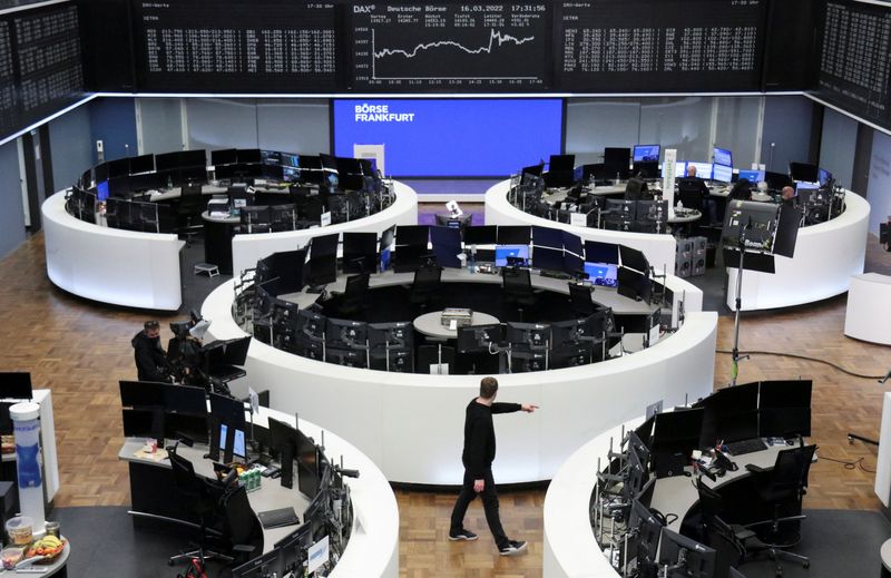 &copy; Reuters. Bolsa de Valores de Frankfurt
16/03/2022
REUTERS/Staff