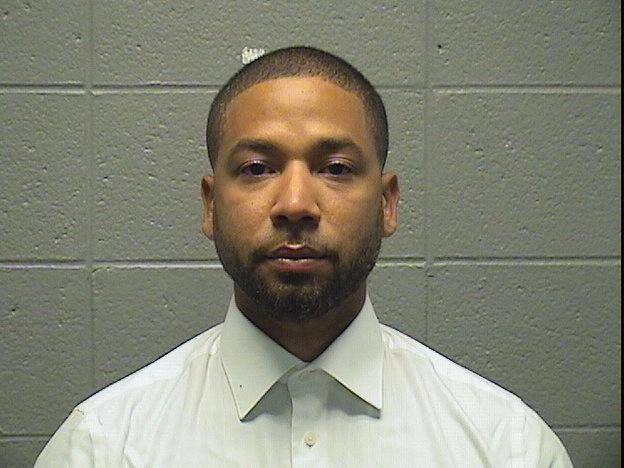 &copy; Reuters. FILE PHOTO: Jussie Smollett poses for a Cook County jail booking photograph as he begins his sentence in Chicago, Illinois, U.S., March 10, 2022. Picture taken March 10, 2022. Cook County Sheriff?s Office/Handout via REUTERS