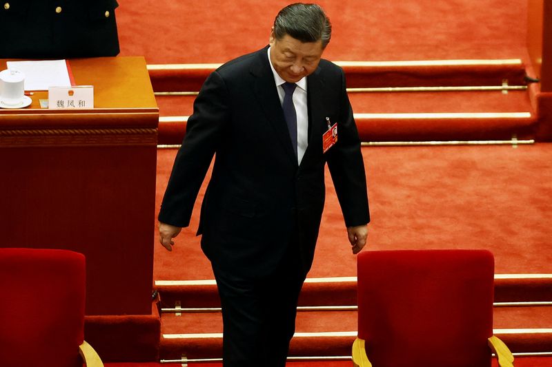 &copy; Reuters. Presidente da China, Xi Jinping
11/03/2022
REUTERS/Carlos Garcia Rawlins