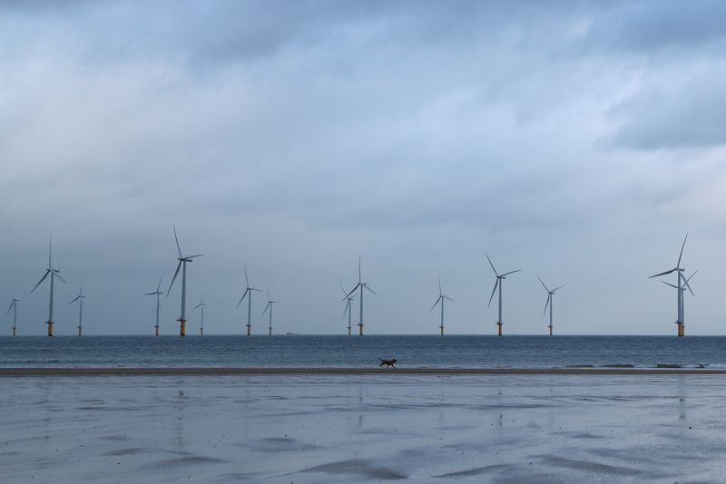 &copy; Reuters. Campo de energia eólica no mar em Teesside, na Inglaterra. 
18/11/2020 
REUTERS/Lee Smith
