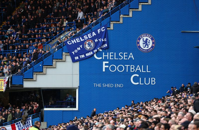 &copy; Reuters. Estádio do Chelsea, em Londres
13/03/2022
REUTERS/David Klein