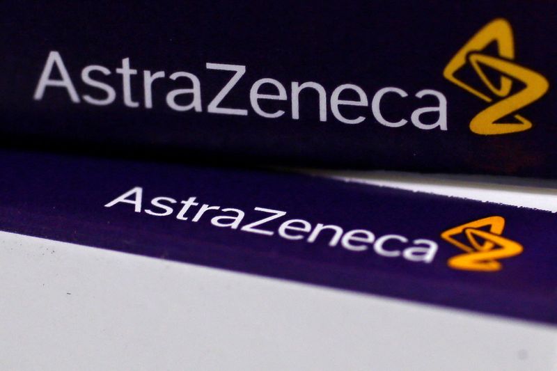 &copy; Reuters. FILE PHOTO: The logo of AstraZeneca is seen on medication packages in a pharmacy in London April 28, 2014. REUTERS/Stefan Wermuth