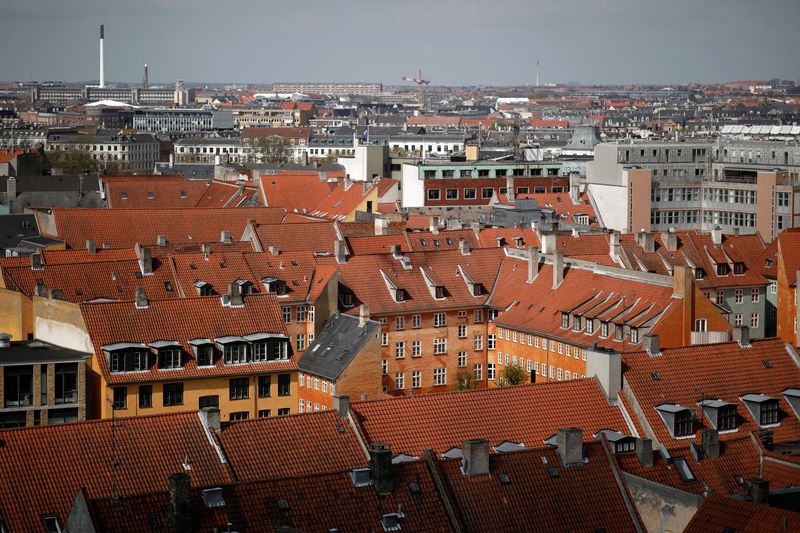 &copy; Reuters. FILE PHOTO: A view of Copenhagen is seen from the top of the Trinitatis Church, Denmark April 29, 2018. REUTERS/Benoit Tessier