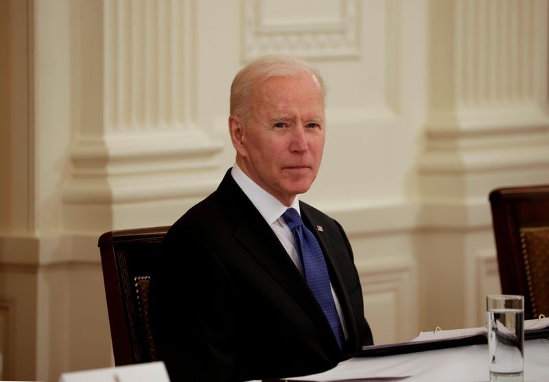 &copy; Reuters. الرئيس جو بايدن يعقد اجتماع لحكومته في البيت الأبيض في واشنطن. صورة من أرشيف رويترز.