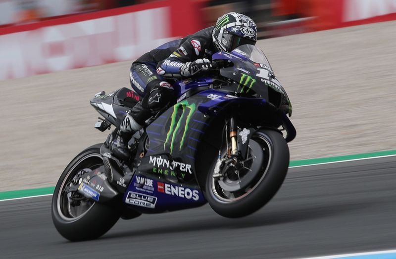 &copy; Reuters. MotoGP - TT Assen - TT Circuit Assen, Assen, Netherlands - June 26, 2021 Monster Energy Yamaha MotoGP's Maverick Vinales during qualifying REUTERS/Yves Herman