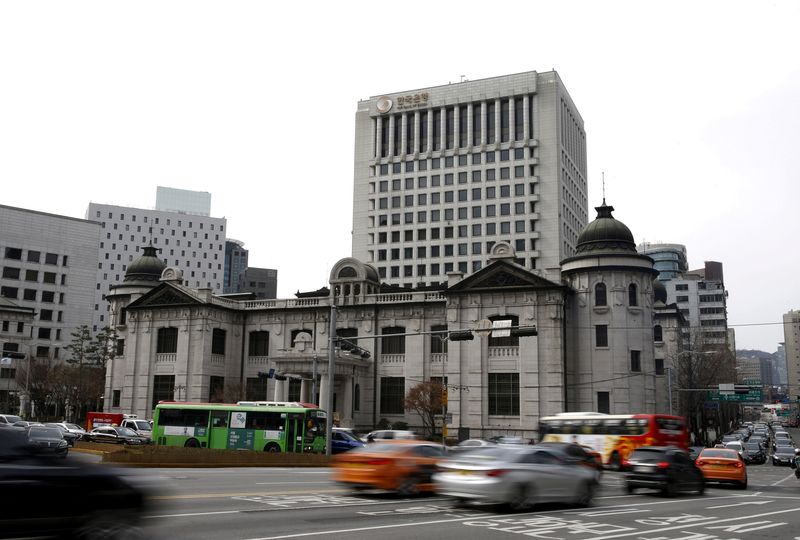 &copy; Reuters. 　３月２３日、韓国大統領府は、韓国銀行（中央銀行）の次期総裁に国際通貨基金（ＩＭＦ）の李昌ヨン（イ・チャンヨン）アジア太平洋局長を指名する人事を発表した。写真は韓国銀行。