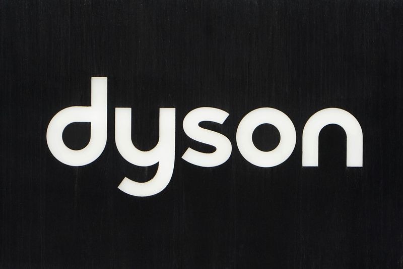 &copy; Reuters. FILE PHOTO: A Dyson logo is seen on 5th Ave in New York, New York, U.S., March 19, 2019. REUTERS/Carlo Allegri