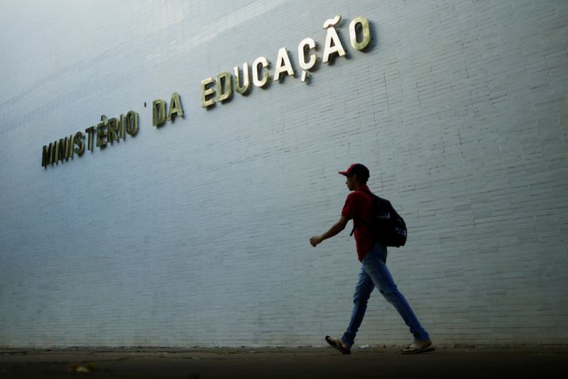 &copy; Reuters. Edifício do Ministério da Educação, em Brasília
23/03/2022
REUTERS/Ueslei Marcelino