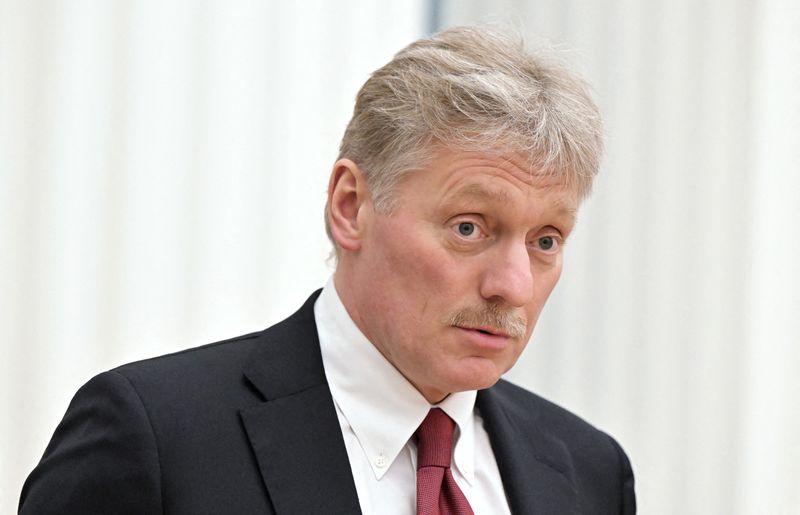 &copy; Reuters. Il portavoce del Cremlino Dmitry Peskov a Mosca, Russia, 18 febbraio 2022. Sputnik/Sergey Guneev/Cremlino via REUTERS