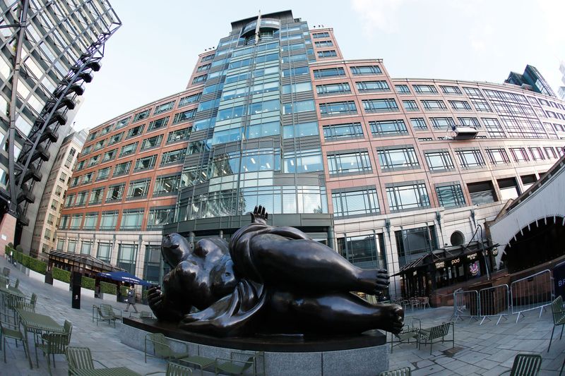 &copy; Reuters. FILE PHOTO: The headquarter of the European Bank for Reconstruction and Development (EBRD) is seen in London, Britain, November 22, Britain 2016. REUTERS/Stefan Wermuth