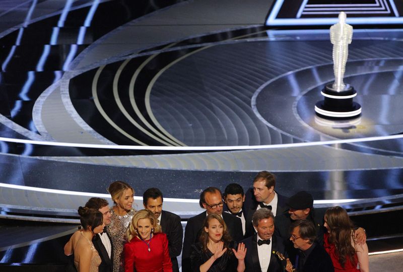 &copy; Reuters. Transmissão do Oscar atrai 15,36 milhões de telespectadores nos EUA
27/03/2022
REUTERS/Brian Snyder