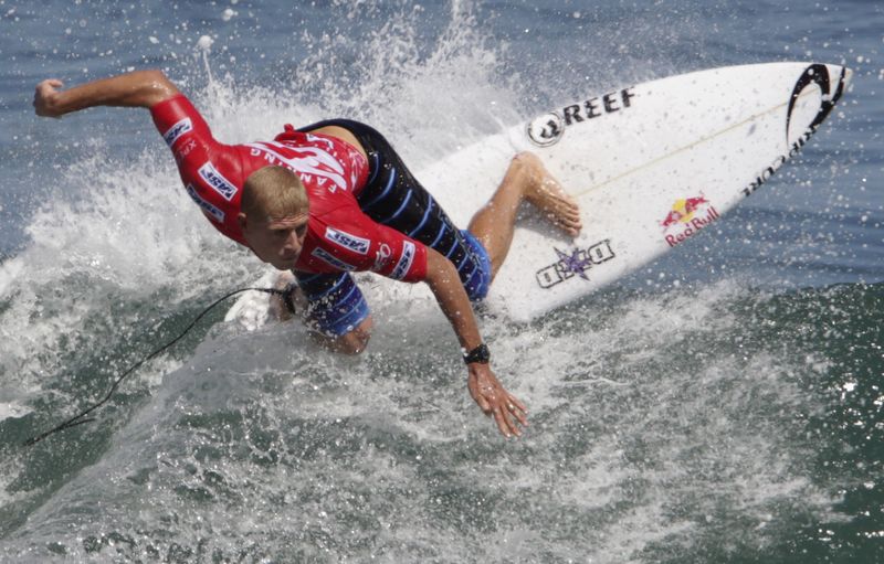 &copy; Reuters. Surfista australiano Mick Fanning durante competição no Rio de Janeiro
09/05/2022
REUTERS/Sergio Moraes