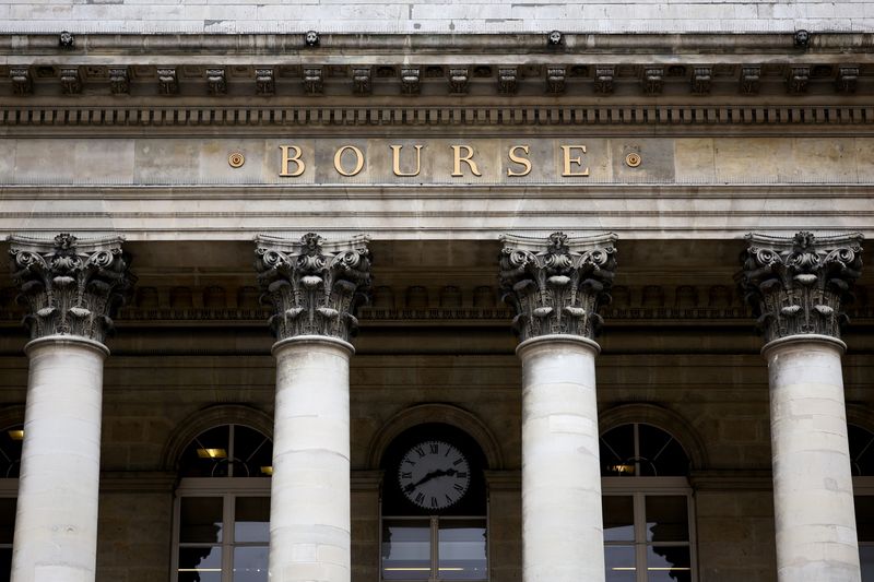 &copy; Reuters. A view shows the Palais Brogniard, former Paris Stock Exchange, located at Place de la Bourse in Paris, France, February 23, 2022. REUTERS/Sarah Meyssonnier