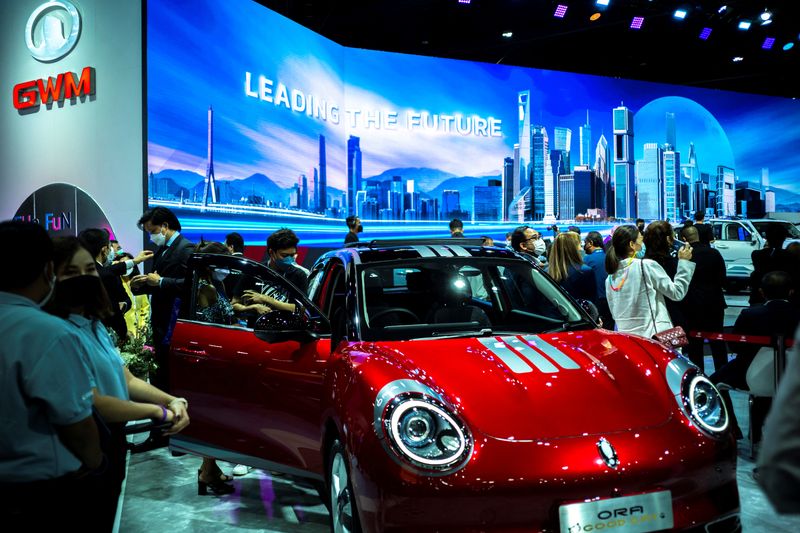 Thais turn to EVs at motor show as petrol prices soar