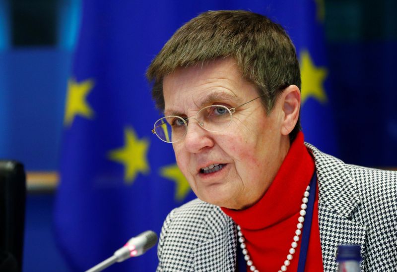 &copy; Reuters. Elke Koenig, head of the Single Resolution Board, testifies before the European Parliament's Economic and Monetary Affairs Committee in Brussels, Belgium December 3, 2019.  REUTERS/Francois Lenoir