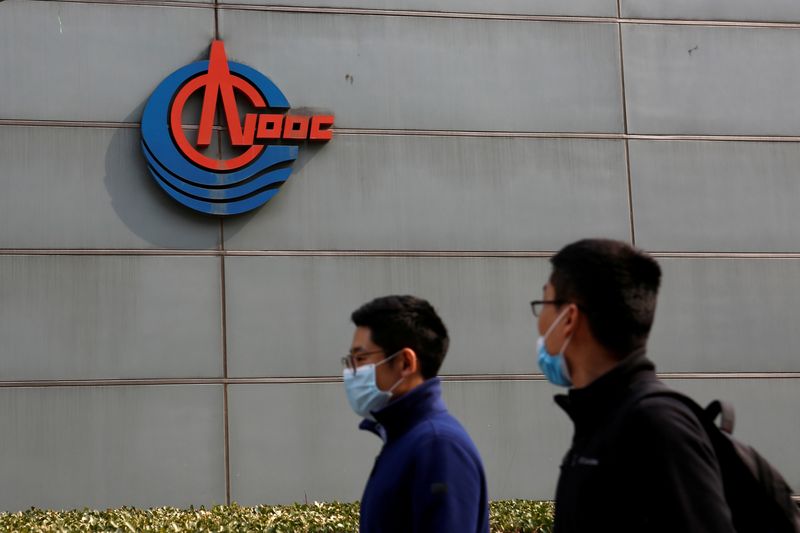 &copy; Reuters. 　中国国営の石油・ガス生産大手、中国海洋石油集団（ＣＮＯＯＣ） の汪東進会長は３月３０日、ロシア北極圏での液化天然ガス（ＬＮＧ）開発事業「アークティックＬＮＧ２」への出資