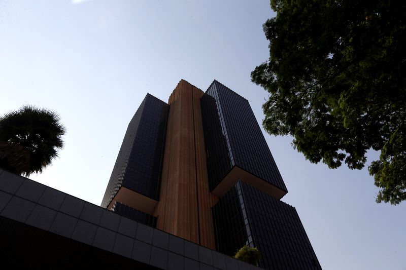 &copy; Reuters. FILE PHOTO: A view of Brazil's Central Bank in Brasilia, Brazil, September 15, 2016. Picture taken September 15, 2016. REUTERS/Adriano Machado
