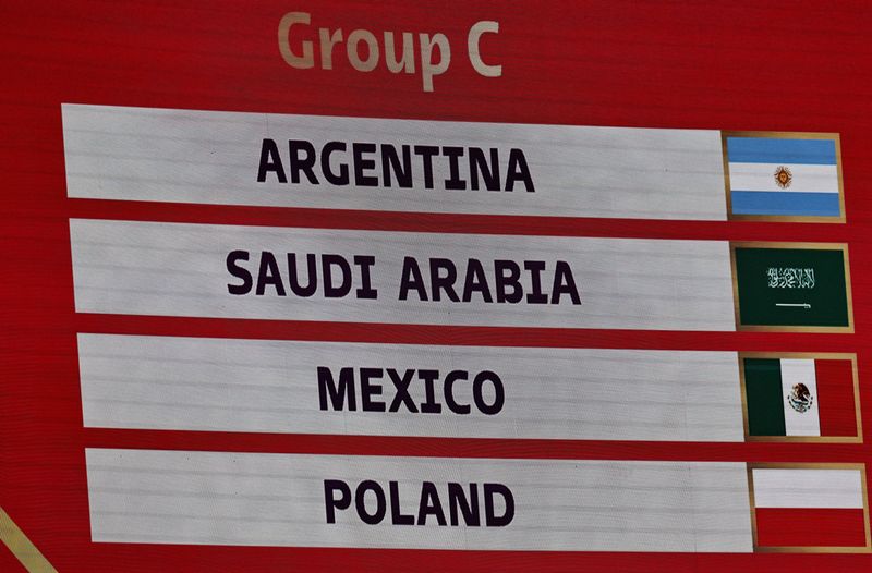 &copy; Reuters. Foto del viernes del sorteo del Mundial
 April 1, 2022 
REUTERS/Hamad I Mohammed