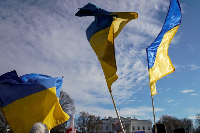 &copy; Reuters. ウクライナ国家安全保障・国防会議のダニーロフ書記は１日、ウクライナはロシア西部べロゴロドの燃料貯蔵施設を攻撃していないと述べた。３月撮影（２０２２年　ロイター/Joshua Roberts）