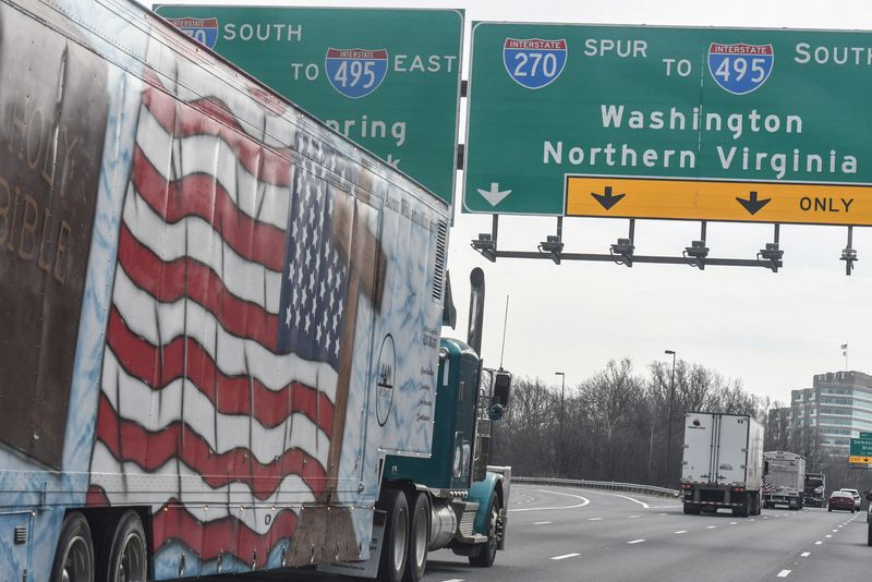 Trucker convoy leaves DC area, but a 'movement' rolls on