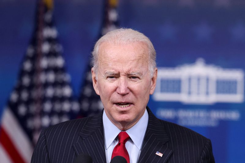 &copy; Reuters. Presidente dos EUA, Joe Biden, na Casa Branca
23/11/2021
REUTERS/Evelyn Hockstein/File Photo