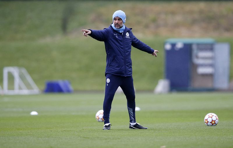 &copy; Reuters. Técnico Pepe Guardiola, do Manchester City
04/04/2022
REUTERS/Craig Brough