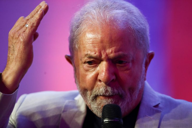 &copy; Reuters. Ex-presidente Luiz Inácio Lula da Silva durante evento em São Paulo
10/03/2022
REUTERS/Carla Carniel