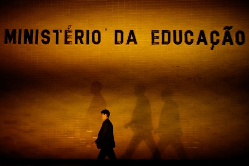 &copy; Reuters. Prédio do Ministério da Educação, em Brasília
23/03/2022
REUTERS/Ueslei Marcelino