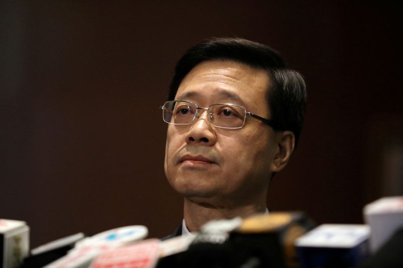 Hong Kong deputy chief says he plans to run for city's top job