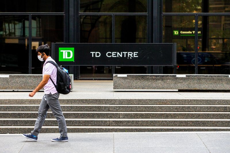 TD Bank opens offices for staffers as COVID cases ease