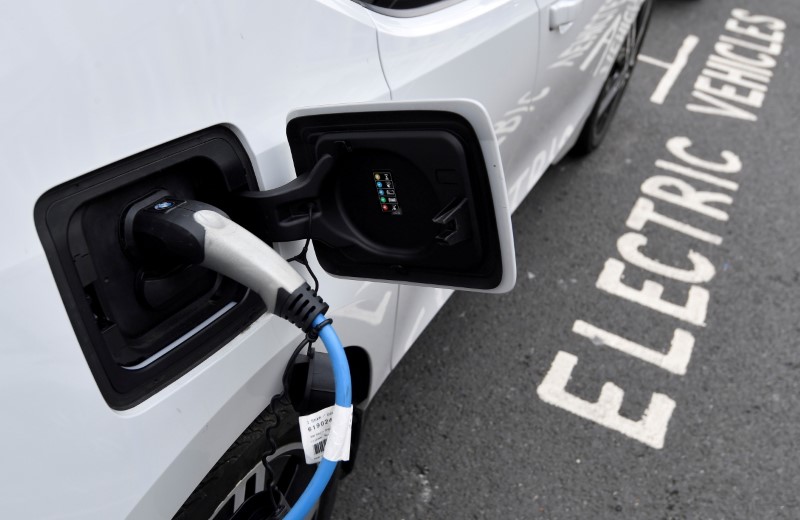 &copy; Reuters. Ponto de recarga de veículos elétricos em Londres, Reino Unido
19/10/2021
REUTERS/Toby Melville