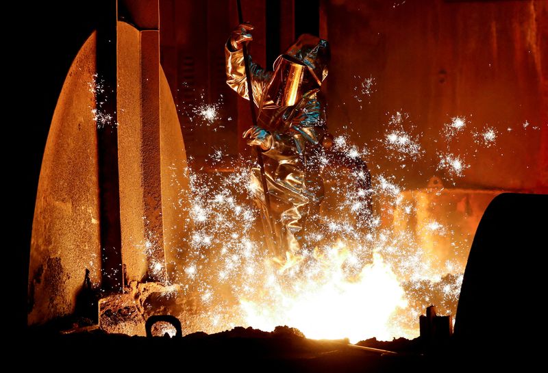 &copy; Reuters. Conglomerado da ThyssenKrupp AG em Duisburg, Alemanha
28/01/2019. REUTERS/Wolfgang Rattay