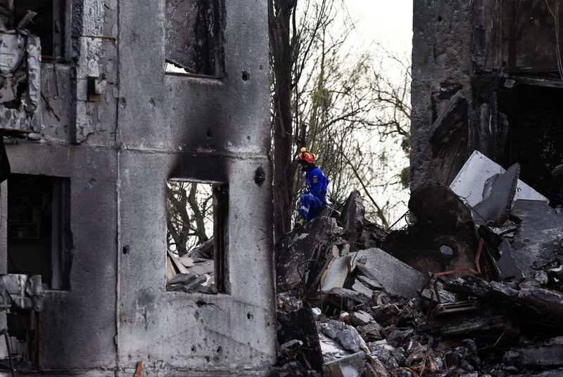 Ukraine says 50 killed in rocket strike on rail evacuation hub