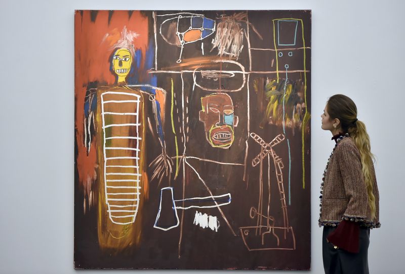 &copy; Reuters. Quadro de Jean-Michel Basquiat em exposição em Londres
01/11/2016
REUTERS/Hannah McKay