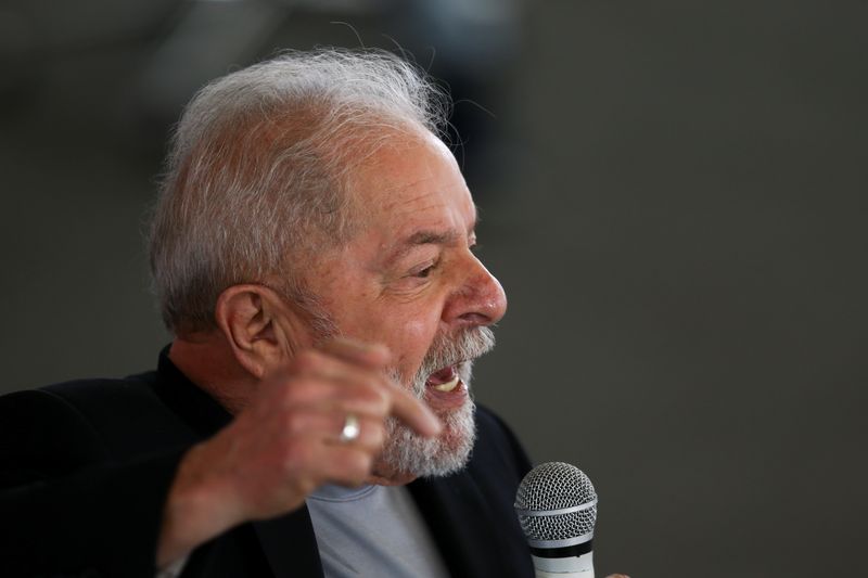 &copy; Reuters. Ex-presidente Luiz Inácio Lula da Silva
29/01/2022
REUTERS/Carla Carniel