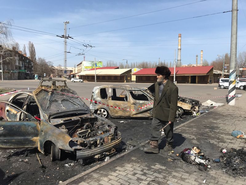 Ukraine says dozens killed in missile strike on railway station used by evacuees