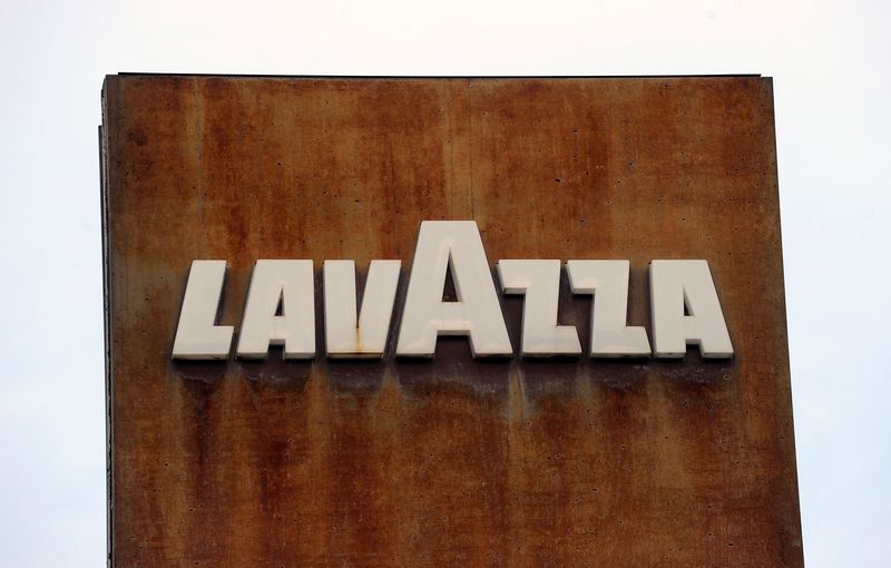 &copy; Reuters. FILE PHOTO: Lavazza's  logo is seen in Turin, Italy, February 8, 2016. REUTERS/Giorgio Perottino