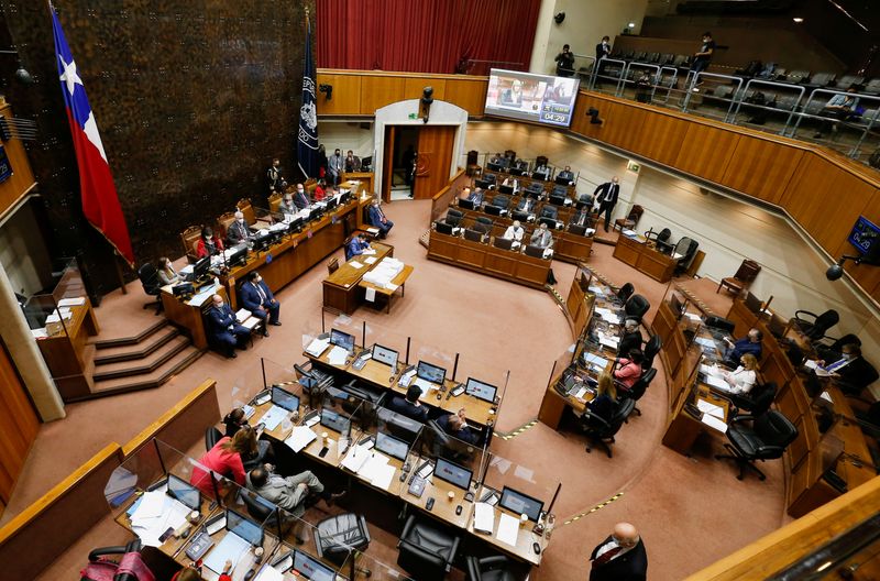 &copy; Reuters. Sessão do Senado do Chile em Valparaíso
09/11/2021
REUTERS/Rodrigo Garrido