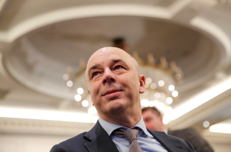 &copy; Reuters. Anton Siluanov, ministro das Finanças da Rússia
14/03/2019
REUTERS/Maxim Shemetov