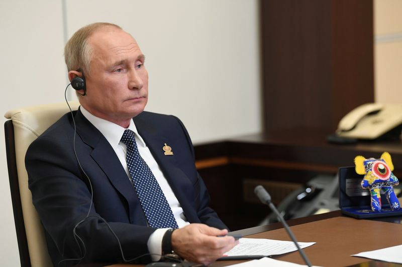 &copy; Reuters. Presidente russo, Vladimir Putin
20/11/2020. Sputnik/Aleksey Nikolskyi/Kremlin via REUTERS