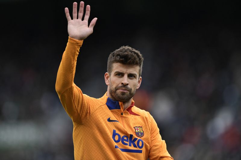 &copy; Reuters. Gerard Piqué durante partida entre Barcelona e Elche pelo Campeonato Espanhol
06/03/2022 REUTERS/Pablo Morano