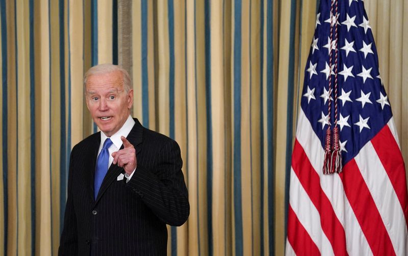 &copy; Reuters. Presidente dos EUA, Joe Biden, na Casa Branca
06/04/2022 REUTERS/Kevin Lamarque