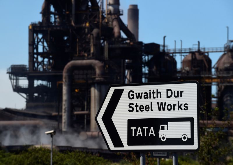 &copy; Reuters. インドの鉄鋼大手タタ・スチールは２０日、ロシアとの取引を停止すると発表した。２０１８年６月撮影（２０２２年　ロイター/Rebecca Naden）