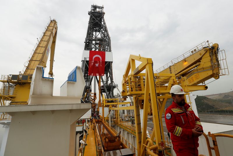 &copy; Reuters. 　４月２０日、トルコは、黒海で発見した天然ガス鉱床を開発するトルコ国営石油会社（ＴＰＡＯ）の１４５１億リラ（９９億ドル）規模のプロジェクトを支援するため減税措置を講じる。