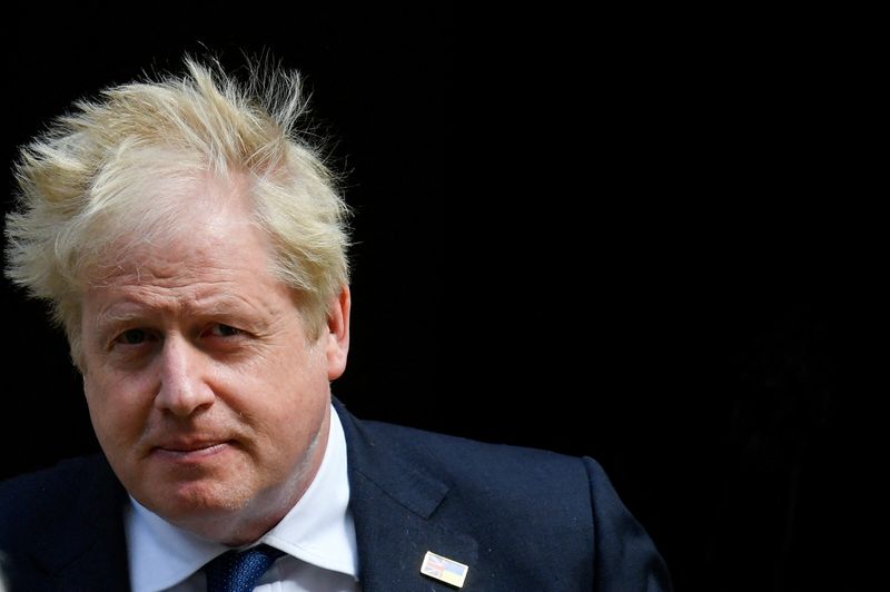 &copy; Reuters. Les députés britanniques votaient jeudi pour déterminer si le Premier ministre Boris Johnson doit faire l'objet d'une enquête parlementaire pour avoir sciemment induit en erreur le Parlement sur le respect des restrictions sanitaires liées au COVID-1