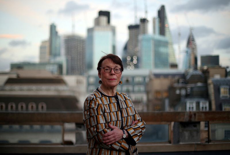 &copy; Reuters. FOTO DE ARCHIVO: Catherine McGuinness, presidenta del Comité de Política y Recursos de la Corporación de la Ciudad de Londres, en Londres, Reino Unido, 17 de enero de 2018. REUTERS/Hannah McKay
