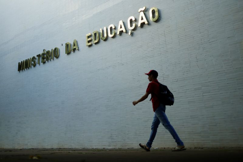 &copy; Reuters. Edifício do Ministério da Educação, em Brasília
23/03/2022
REUTERS/Ueslei Marcelino